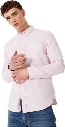 Jack Wills Effen heren overhemd Oxford (Roze)