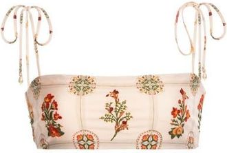 Agua Bendita Primavera Canna Bikini top in Multi at Nordstrom, Size Medium