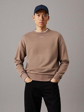 Calvin Klein Sudadera Holgada De Modal Y Felpa