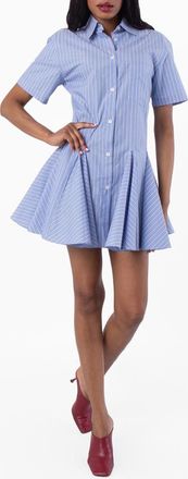 Marni Ruffle Skirt Cotton Dress, Brand Size 40 (US Size 8)