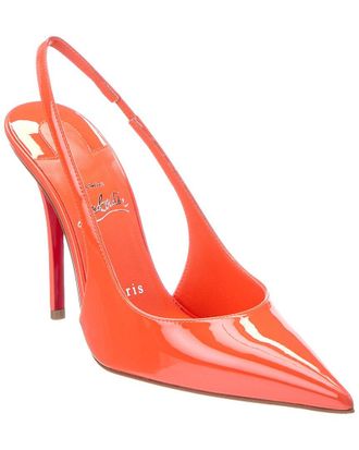 Christian Louboutin Miss Z 100Mm Patent Slingback Pump
