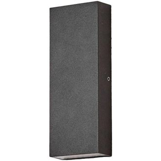 Lucande Lucande - L&aacute;mpara De Pared Led Exterior corda En Negro Aluminio