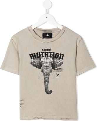 Mauna Kea graphic-print cotton T-shirt - kids - Cotton - 6 yrs - Grey
