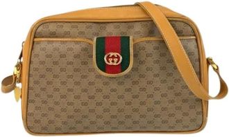 Gucci Pre-owned Plastic Cross Body Bag - Dames - Vintage Schoudertas - Beige - ONE Size - Vintage