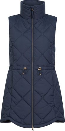 Mountain Warehouse Dames/Dames Rye Gewatteerd Lang Gilet (Marine)