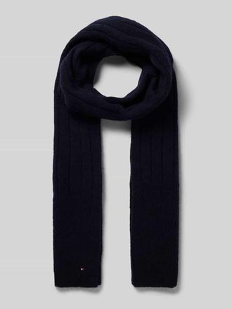 Tommy Hilfiger Schal mit Woll-Anteil in Marine, Größe 1
