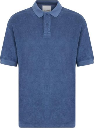 Isabel Marant Isabel Marant, Polo Shirts, male, Blue, Size: M Short sleeve polo