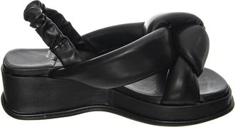 Jeffrey Campbell Sandaal met hoge zool en sleehak - Dames - Sleehakken - Zwart - 36 EU - Leer - Schoenen