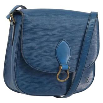 Louis Vuitton Pre-owned Vintage Shoulder Bag - Dames - Pre-owned - Blauw - Maat: ONE Size Leer