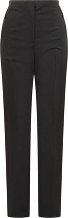 HUGO BOSS Rechte broek - Dames - Straight fit broeken - Zwart - M - Broeken