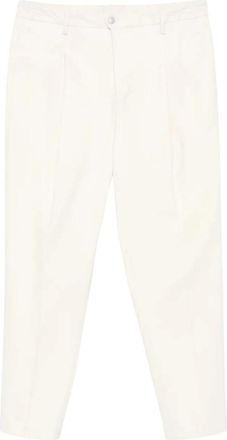 BRIGLIA 1949 Bg 21S Geplooide Broek - Heren - Slim Fit Broeken - Wit - 2XL - Katoen - Broeken
