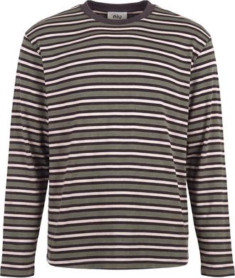 Ni&ugrave; Long Sleeve Top - Dames - Longsleeves - Groen - L - Tops