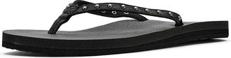 Sanuk Yoga Joy II Stud Womens Sandals Ojai Black : 10 B - Medium, Faux Leather