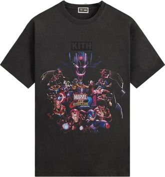Kith T-shirt met grafische print - Zwart