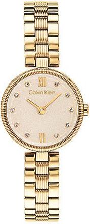 Calvin Klein Reloj De Acero Chapado En Oro Gleam