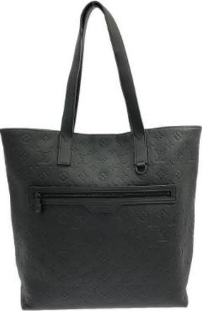 Louis Vuitton Pre-owned Monogram Shadow Excursion Tote Bag - Dames - Vintage Shopper - Zwart - ONE Size - Leer - Vintage