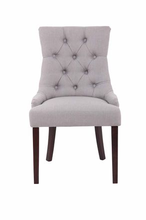 Clp Silla De Comedor Aberdeen En Tela Gris Antiguo