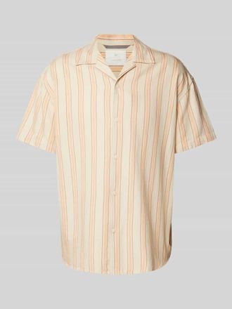 Jack & Jones Regular Fit Freizeithemd mit Leinen-Anteil Modell MONTANA RESORT in Beige, Gr&ouml;&szlig;e S
