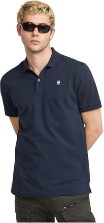 G-Star Dunda Slim Polo - Heren - Polos - Blauw - 2XL - Katoen - Tops