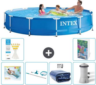Intex Piscina Con Estructura Redonda - 366x76 Cm - 7-piezas S134