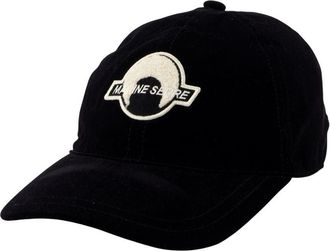 Marine Serre Velvet Cap - Nylon - Black