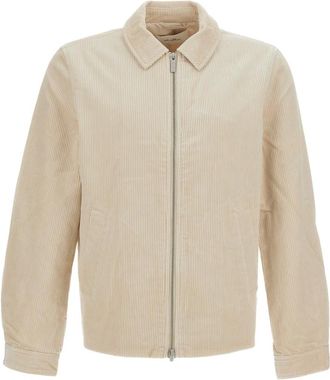 Les Deux Heren, Jassen, Beige, Maat: XL Corduroy