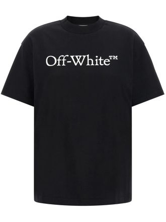 Off-white Black Short-Sleeved T-Shirt with Bold Logo