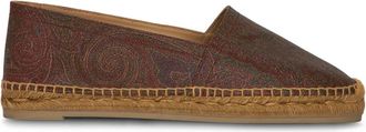 Etro paisley-print espadrilles - women - Leather - 37 - Red