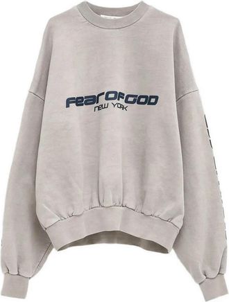 Fear of God Heavy Fleece Cropped Relaxed Sweatshirt