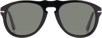 Persol Crystal Green Pilot Mens Sunglasses PO0649 95/31 52