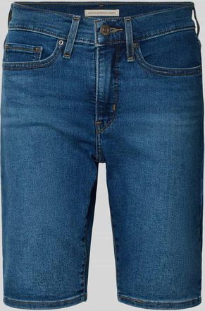 Levi's Regular Fit Bermuda in Denim-Optik in Marine, Größe 25