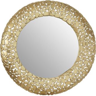 Premier Housewares Templar Pebble Effect Round Wall Mirror