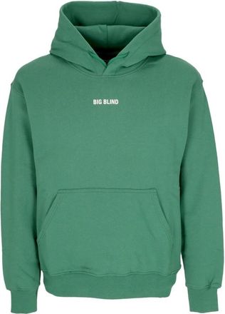 PROPAGANDA Groene lichtgewicht hoodie met kangoeroezak - Heren - Hoodies - Groen - XL - Katoen - Hoodies & sweatvesten