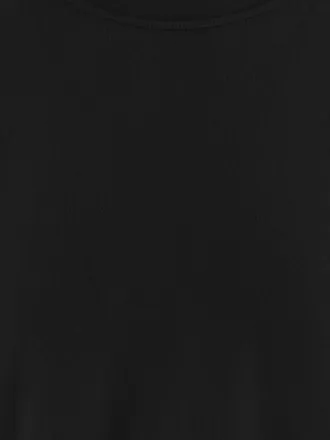 SA SU PHI Womens Short-Sleeved Cashmere Sweater Black
