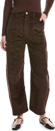 Rag & Bone Rag & Bone Charlie Ankle Dark Brown Barrel Jean