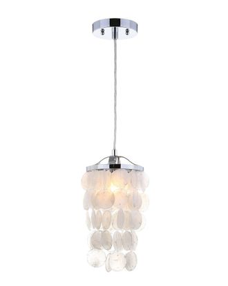 Jonathan Y Designs Jonathan Y Designs Cayla 14.5-86.5In Seashell Chandelier Pendant