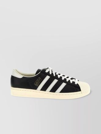 adidas leather superstar vintage low-top sneakers