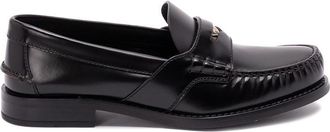 Prada Brushed Leather Loafers