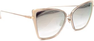 Dita Eyewear Gray Sunbird Cat Eye Sunglasses