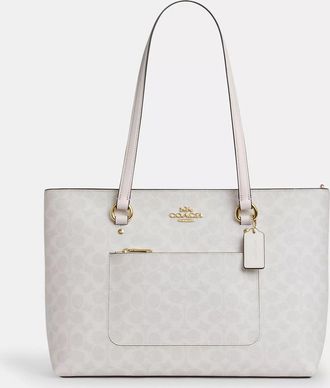 Coach Station Tote Bag In Signature Canvas