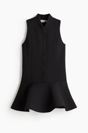 H&M Etuikleid mit Tellerjupe - Schwarz