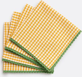 La Redoute Interieurs Set van 4 servetten in katoen/linnen Trattoria