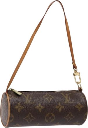 Louis Vuitton Papillon Pochette Monogram Canvas Brown Canvas Bag (Pre-Owned)