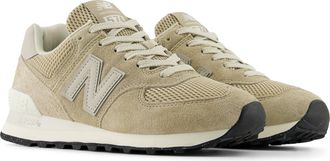 New Balance Sneaker NEW BALANCE 574, Damen, Gr. 36,5, beige, Leder, Synthetik, Textil, Schuhe Sneaker