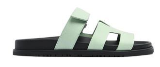 Herm&egrave;s Vert Jade Chypre Sandals Size 38
