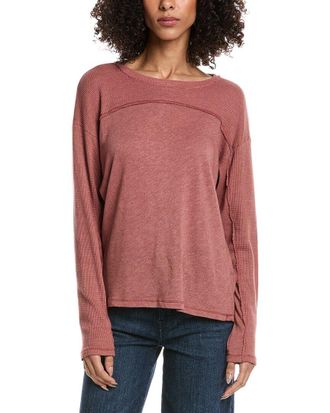 Project Social T Nena Seamed Textured Top