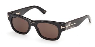 Tom Ford FT1373-P 63E Mens Sunglasses Black Size 50