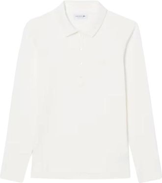 Lacoste Polo Slim Fit Stretch Mini Piqu&eacute; L.12.D - - Tops - Donna - Bianco - 4XS