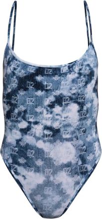 Dsquared2 Swimwear - Dames - Badpakken - Blauw - L - Badmode