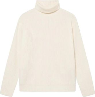 Les Deux Eddie Wollen Rollneck Knit - Heren - Coltruien - Wit - XL - Wol - Truien & Vesten